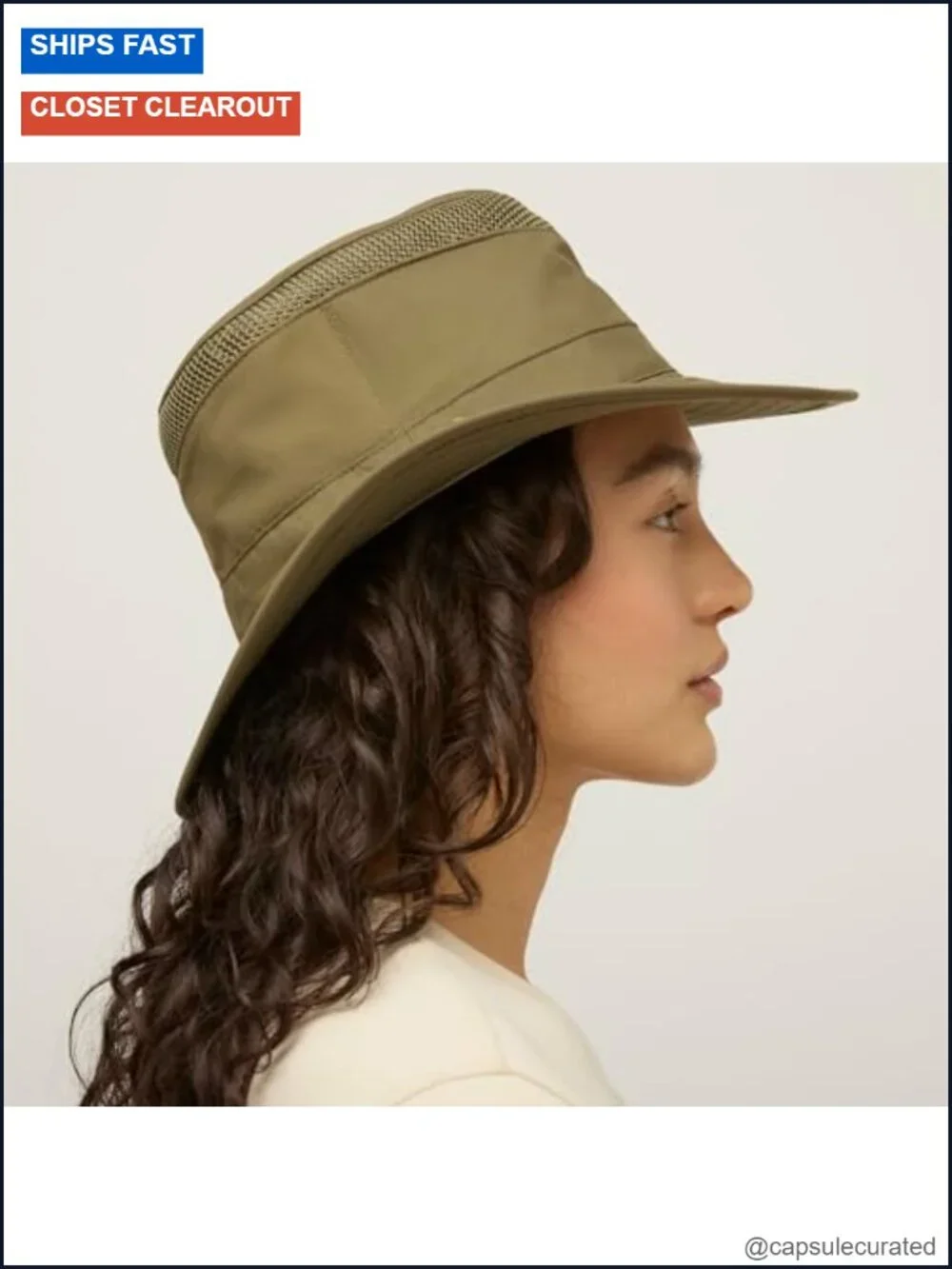 Recycled Nylon Sun Hat UPF 50+ Water Repellent